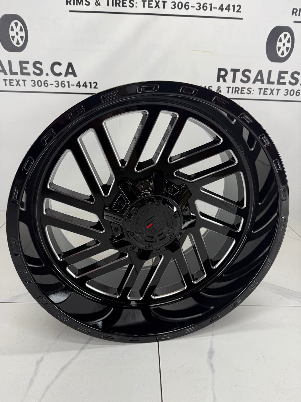 20x10 XR107 Rims 6x135 6x139.7 Black / Milled
