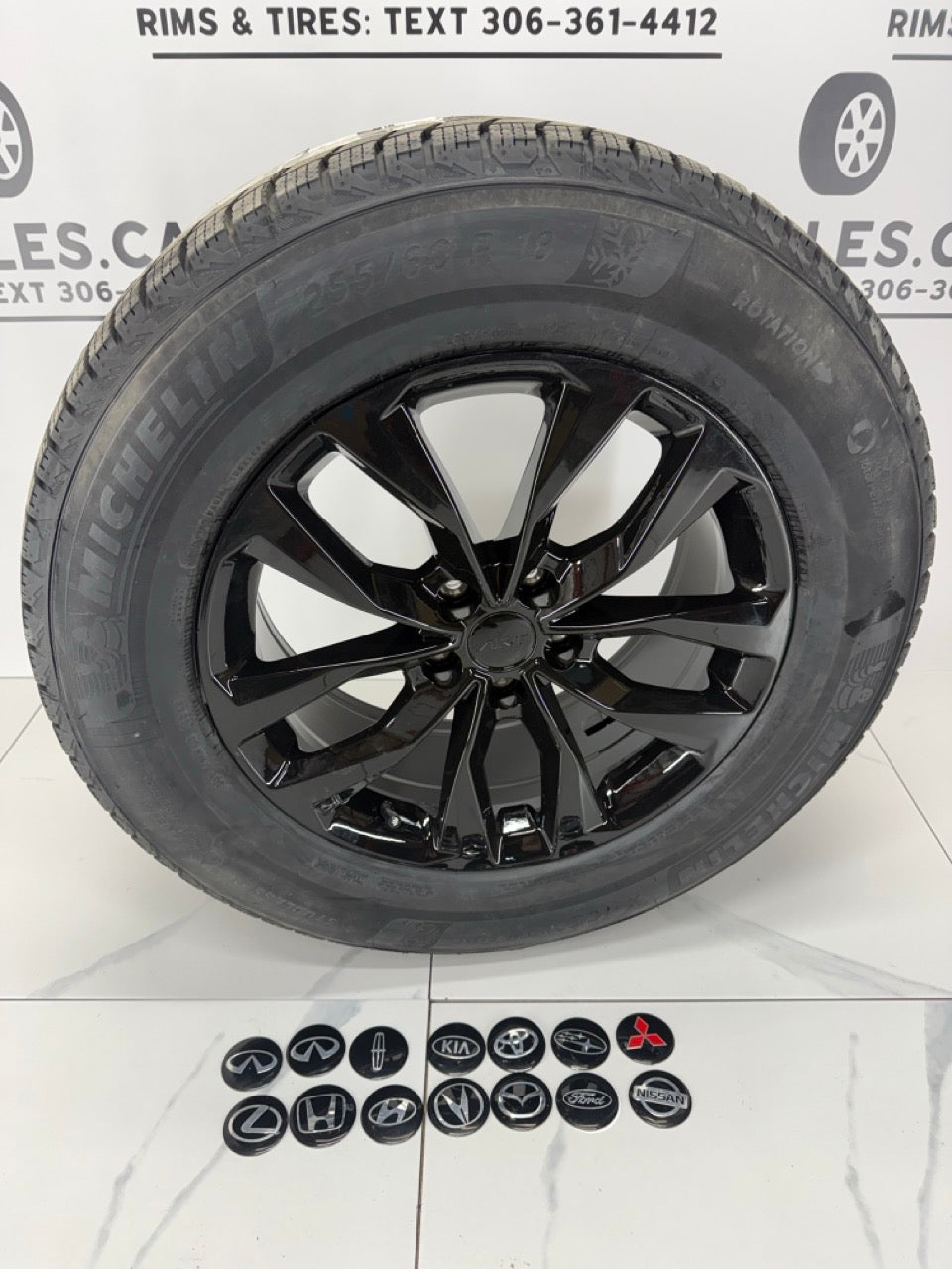 Michelin X-Ice Snow Winter Tires on 18" Rims 5x114.3
