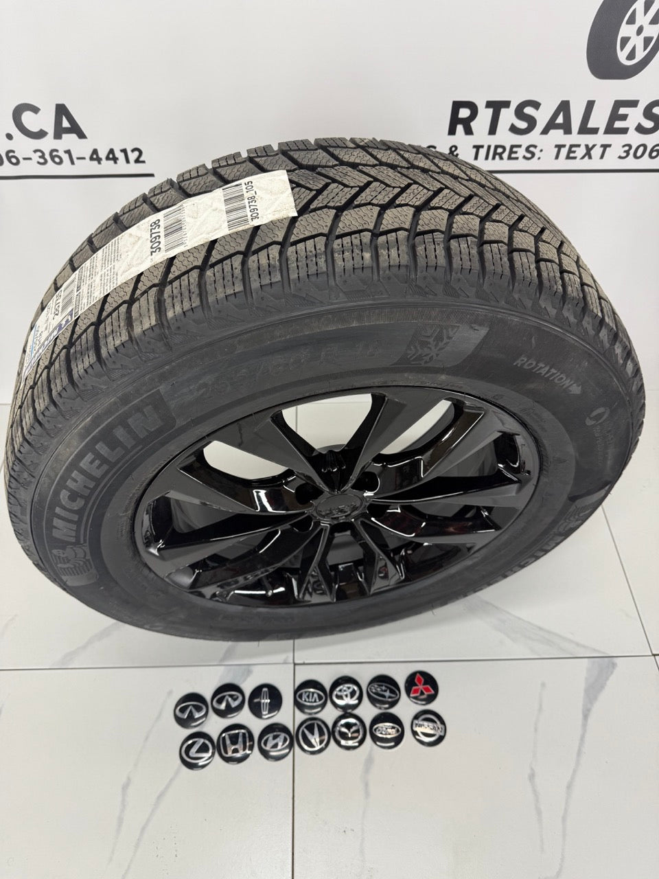 Michelin X-Ice Snow Winter Tires on 18" Rims 5x114.3