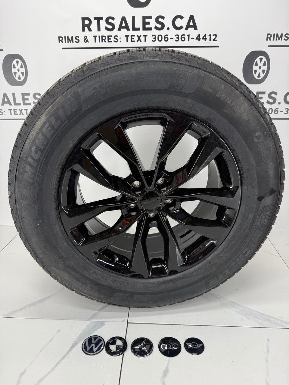 Michelin X-Ice Snow Winter Tires on 18" Rims 5x112