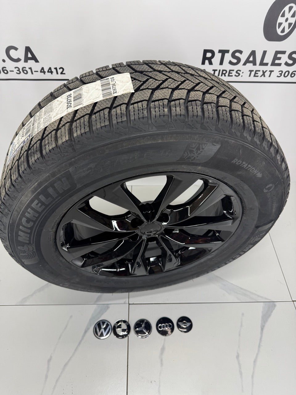 Michelin X-Ice Snow Winter Tires on 18" Rims 5x112