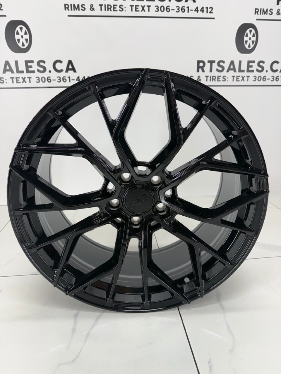 20x9 LX4 Rims 5x120 +35 Gloss Black