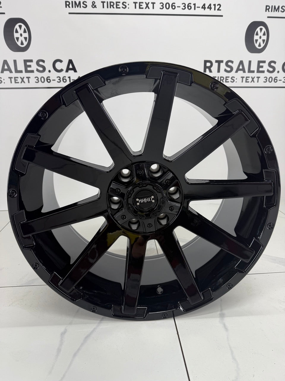 20x9 Gloss Black Ruffino Rims 6x135 6x139