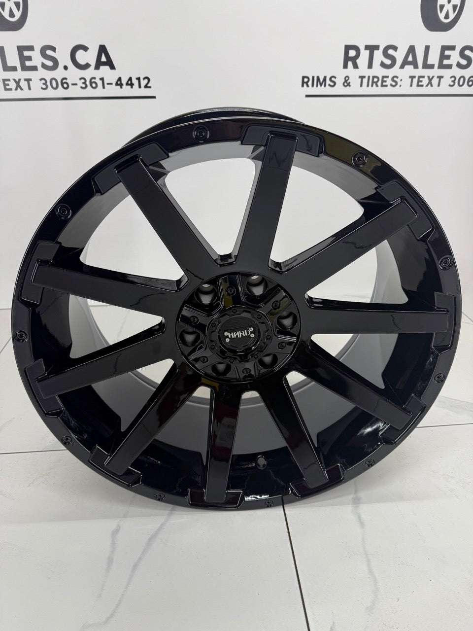 20x9 Gloss Black Ruffino Rims 6x135 6x139