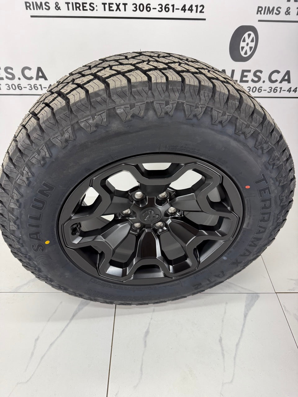 Sailun AT2 All Weather Tires on 18" Ram TRX Replica Rims 6x139