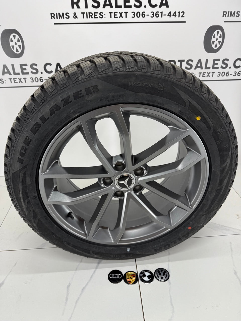 Sailun Ice Blazer Winter Tires on 19" Rims 5x112