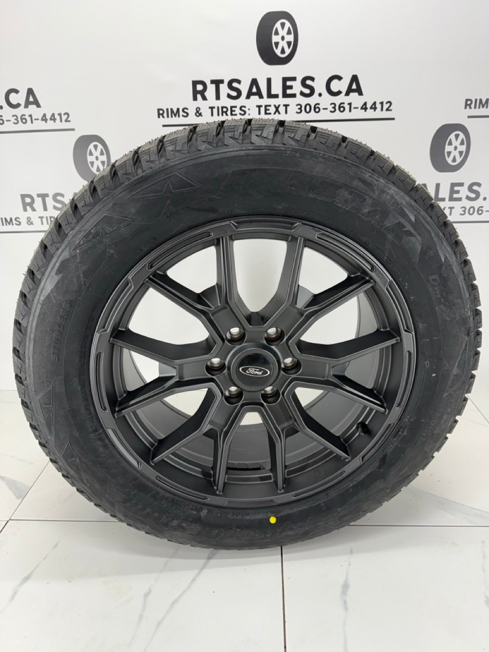 Bridgestone Blizzak Winter Tires on 20" Ford F-150 Rims