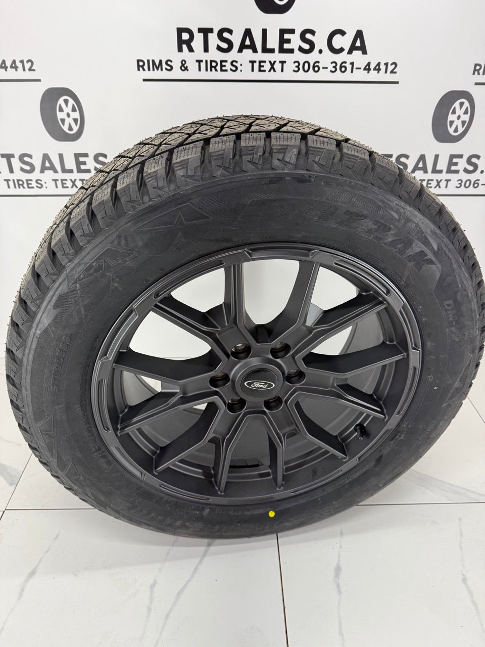 Bridgestone Blizzak Winter Tires on 20" Ford F-150 Rims
