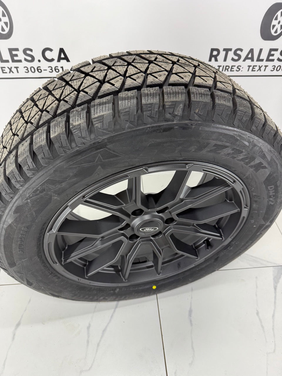 Bridgestone Blizzak Winter Tires on 20" Ford F-150 Rims