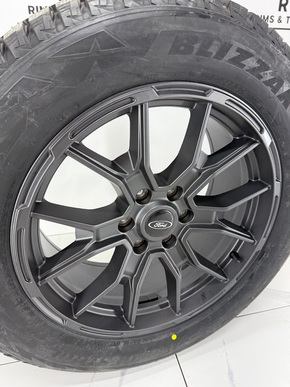Bridgestone Blizzak Winter Tires on 20" Ford F-150 Rims