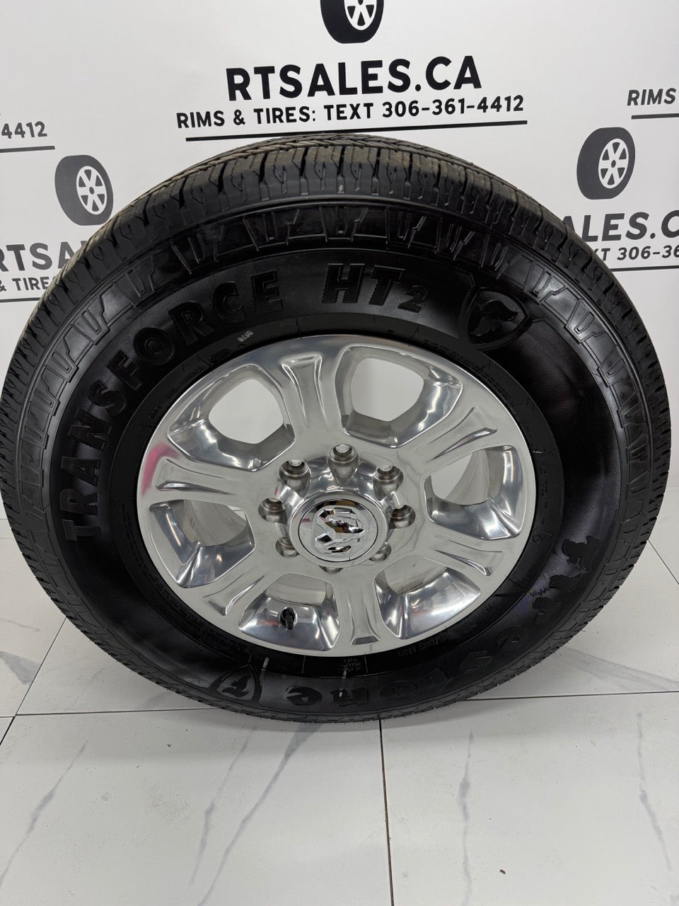 LT 275/70/18 Firestone tires Dodge Ram 2500 3500 rims / 8x165 (Takeoffs)