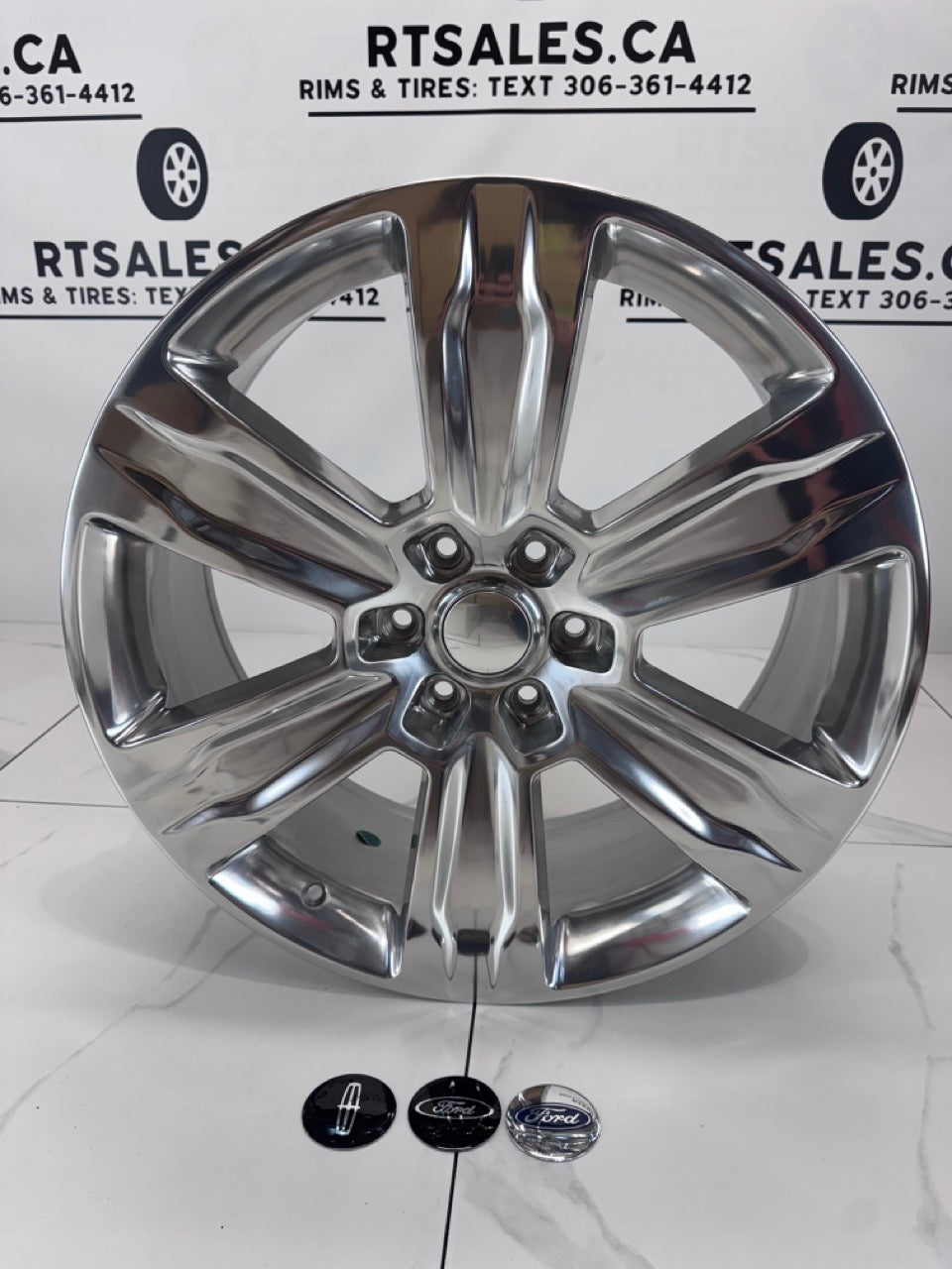22x9 Replica F-150 Platinum Rims 6x135