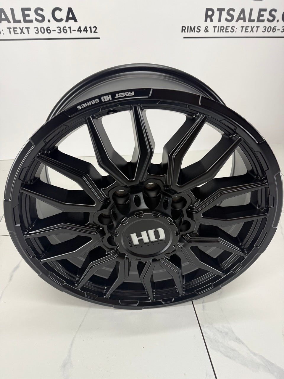 18x8.5 Fast HD Grit Rims 8×165