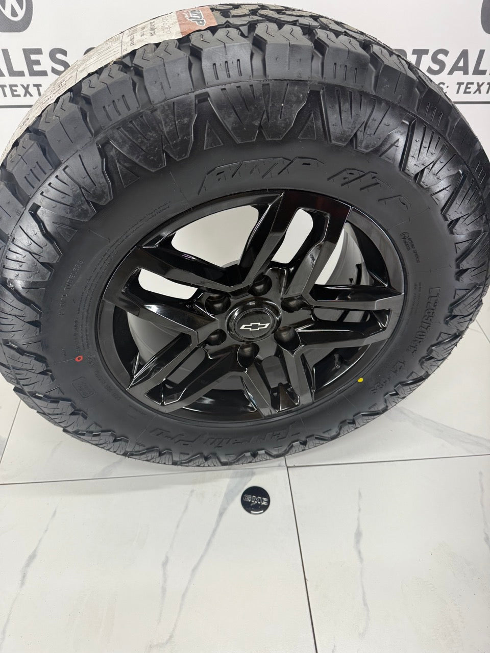 265/70/17 AMP All Terrain Tires on 17" 6x139