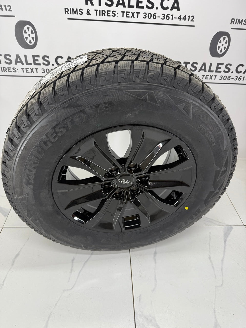 Bridgestone Blizzak Winter Tires on 17", 18", or 20" Ford F-150 Rims