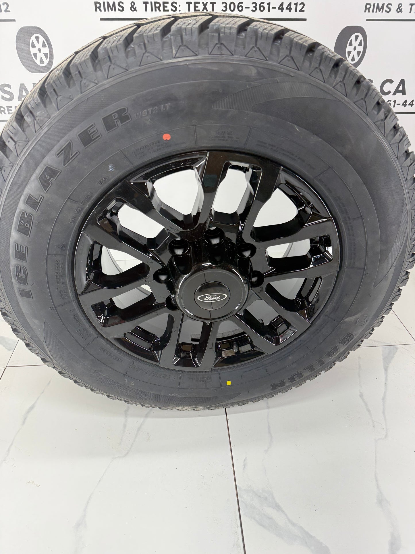275/70/18 Winter tires Ford Super Duty Replica Rims 8x170
