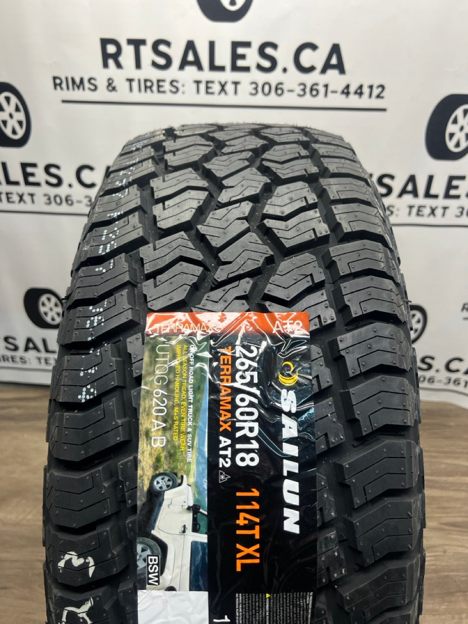 265/60/18 Sailun TERRAMAX 3PMS AT2 All Weather Tires