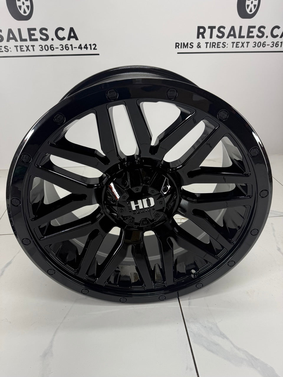 6x139 Fast HD Menace Rims Gloss Black 20" & 22"
