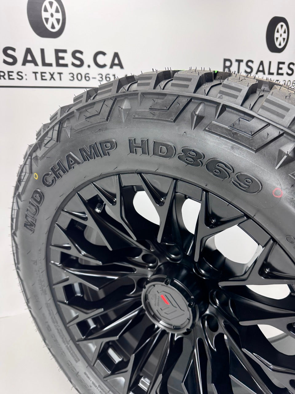Haida Mud tires on 20x10 XR5 Rims 8x170 - R&T Sales