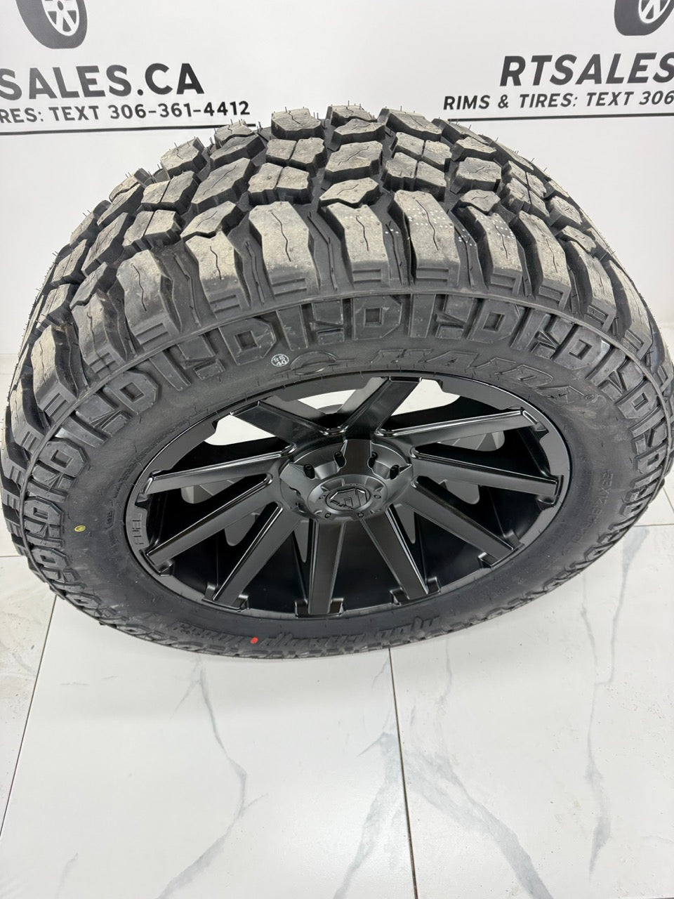 Haida Mud Tires on 20" Fuel Contra Rims 8x165 - R&T Sales