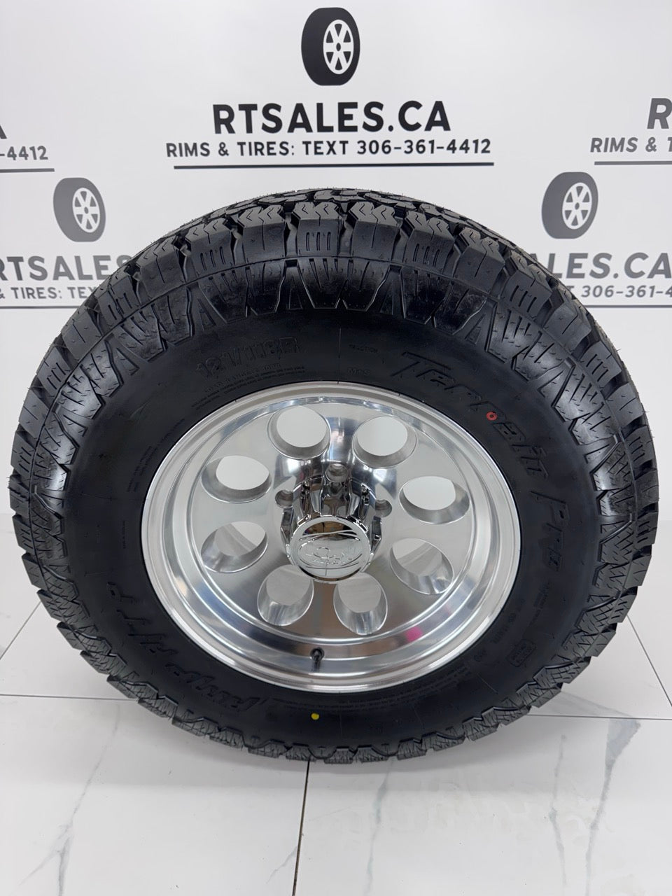 17x9 Ion 171 Polished Alloy Rims & Amp Tires