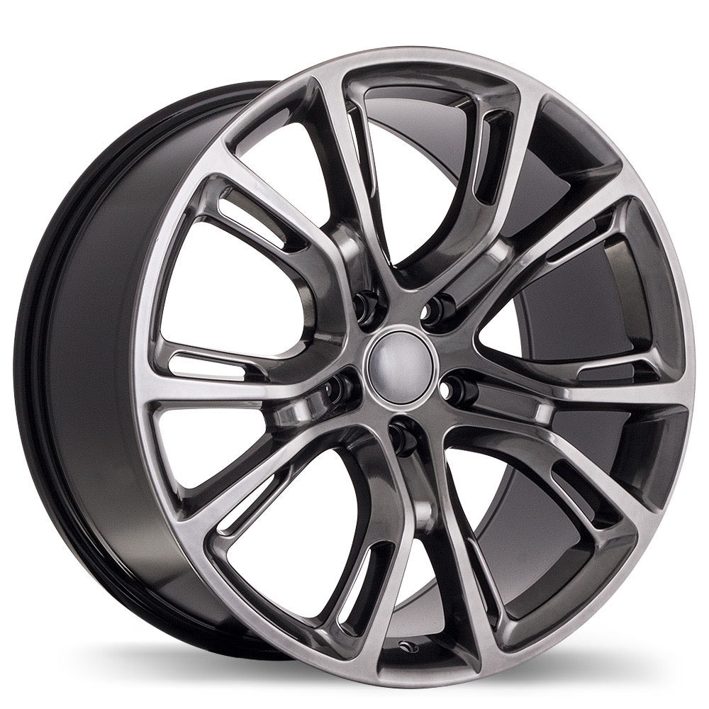 5x127 SRT Dark Hyper Silver replica rims - 18", 20"