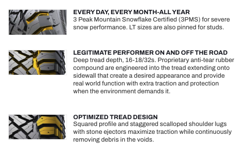 LT 275/65/18 Sailun TERRAMAX RT 3PMS E All Weather Tires