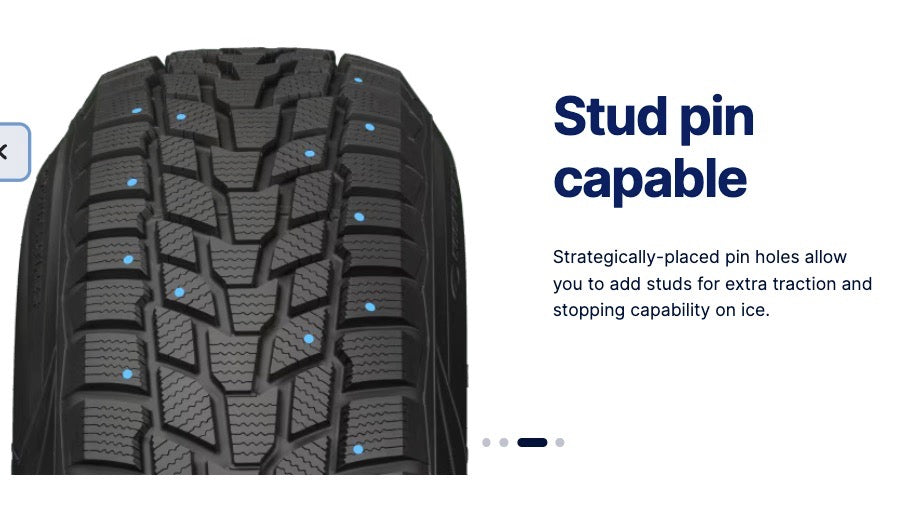 235/55/17 Cooper Evolution Winter Studdable