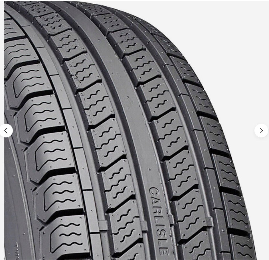 ST185/80R13 CARLISLE Ultra 6 ply Trailer tires