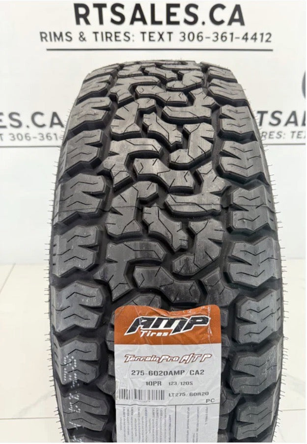 LT 275/60/20 Amp tires on rims Ford F-150 20 inch Roush