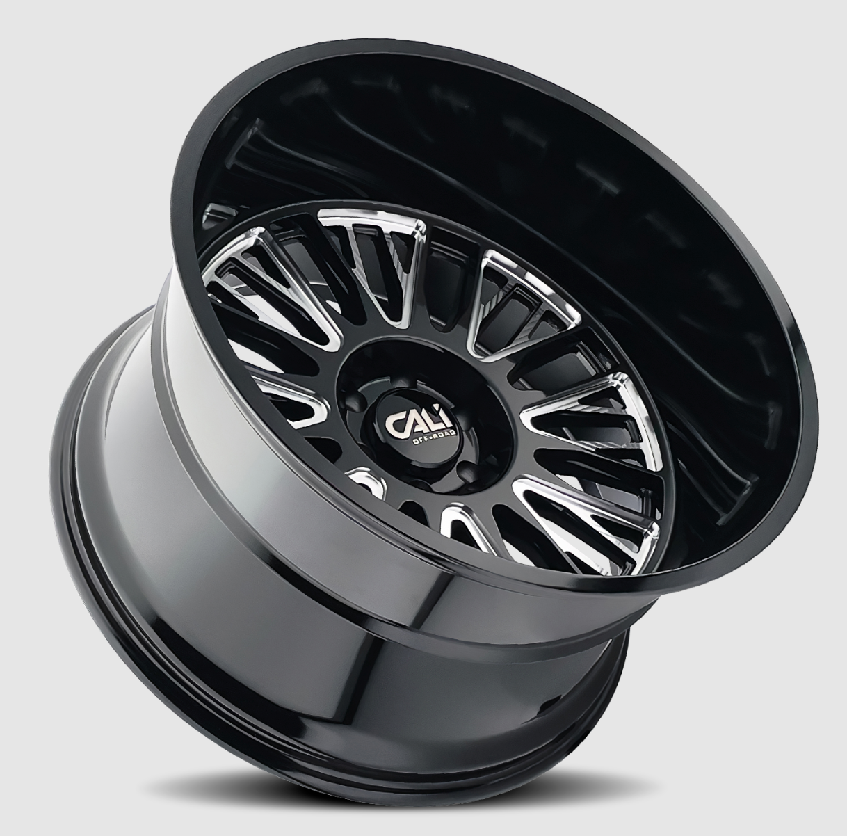 24x14 Cali Vertex Gloss Black Milled
