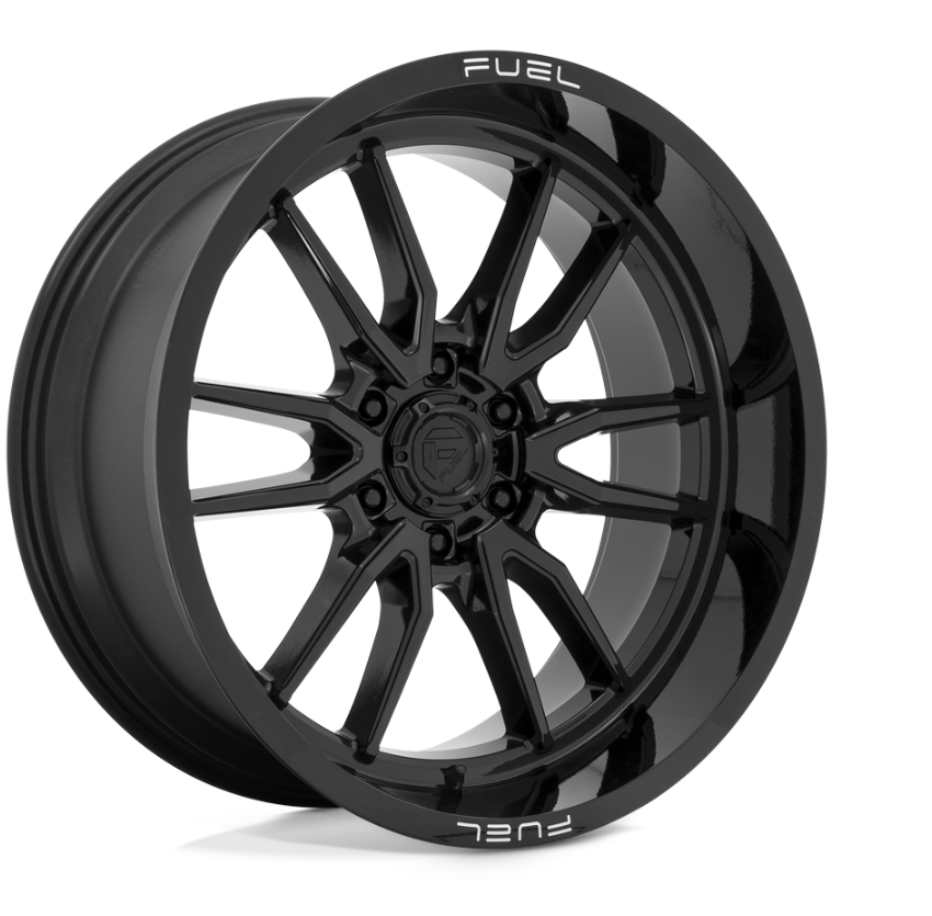 22x10 Fuel Clash Gloss Black Rims* 6x139.7