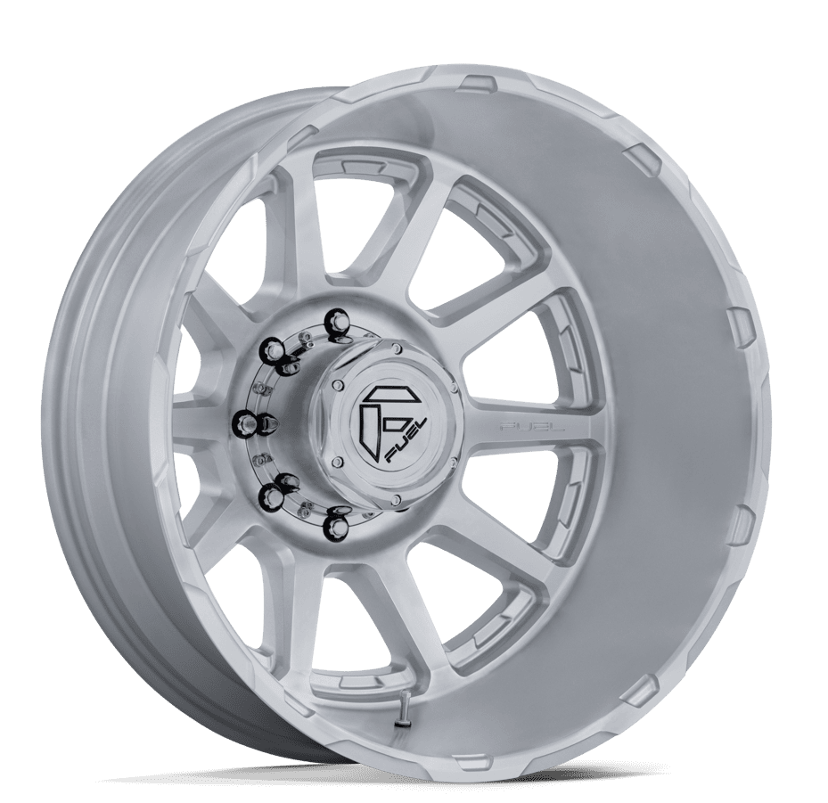 Fuel Circuit Silver Machined Dually Rims – 20", 22", 24"