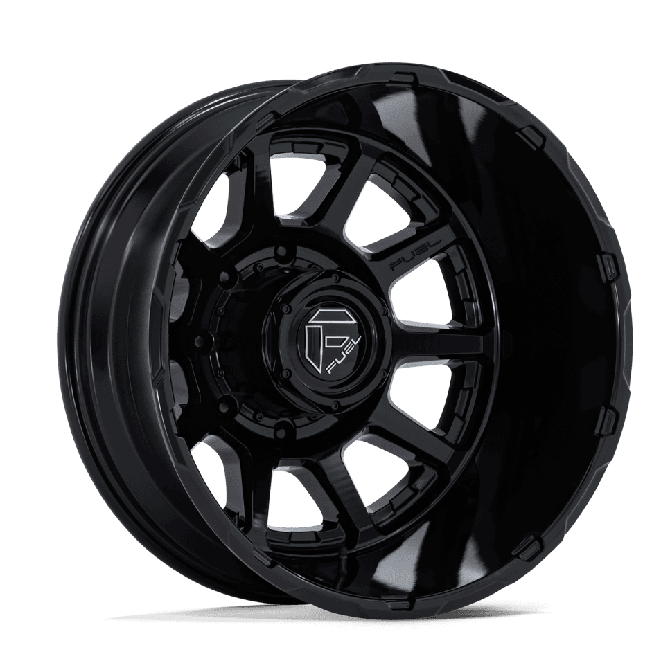 Fuel Circuit Gloss Black Dually Rims – 20", 22", 24"