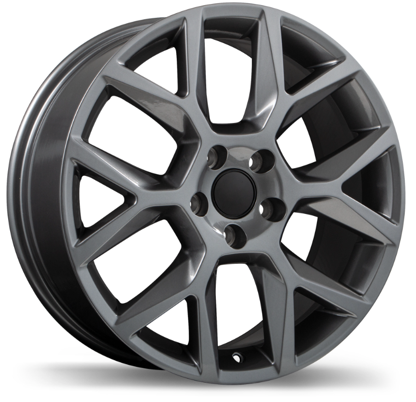 5x112 Replica R205 Dark Hyper Silver 17", 18"