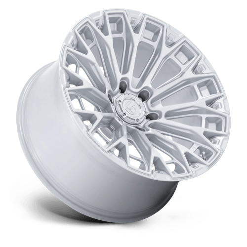 20x9 Fuel Trax gloss silver machined face rim, 8x170