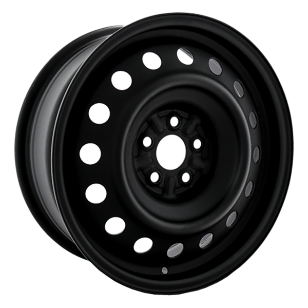 15" & 16" Black Steel Rims 5x100 – Caravan, Corolla & Jetta — 16x6.5 +44mm (57.1mm)