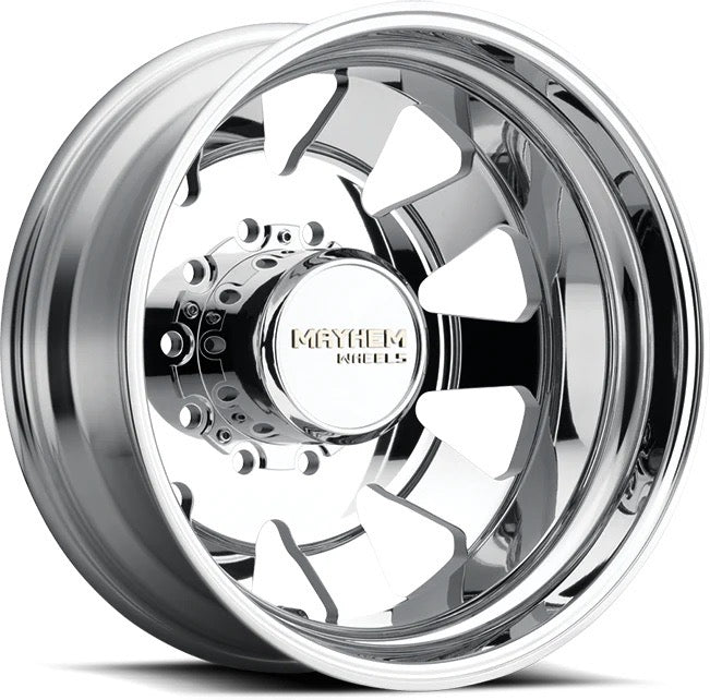 22" Mayhem Challenger 8181 Polished Dually Rims 10x225