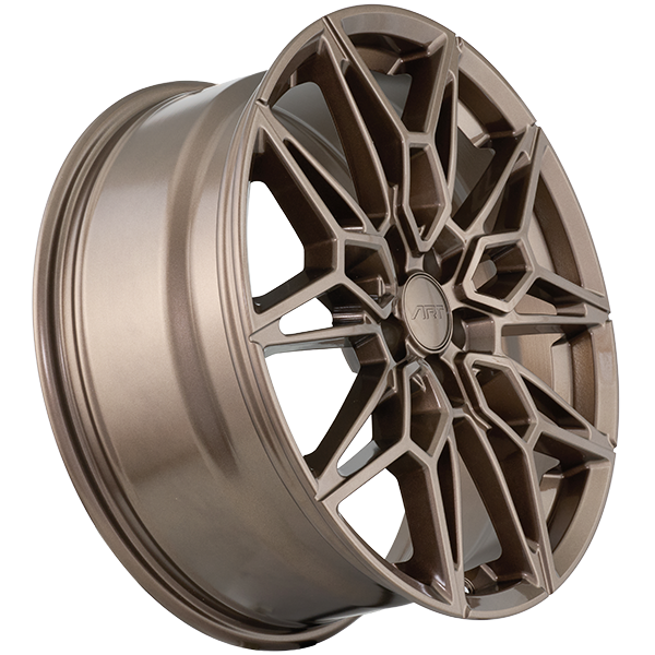 19x8 Replica 421 Gloss Bronze Rims 5x108 — Gloss Bronze, side view