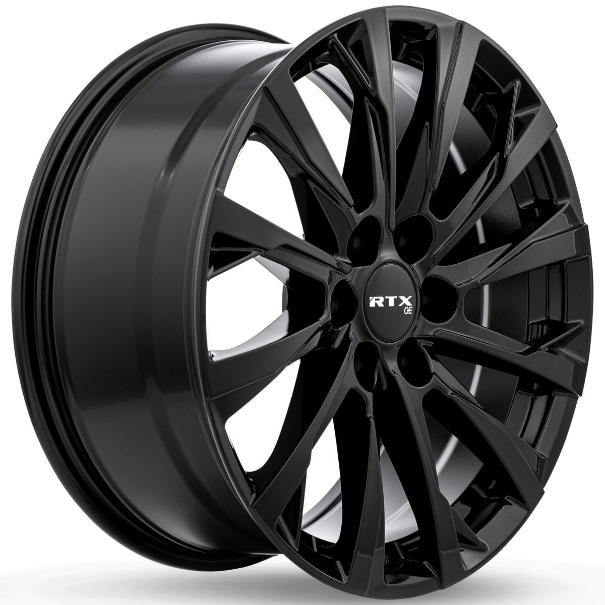 RTX GM03 Gloss Black rim detail view