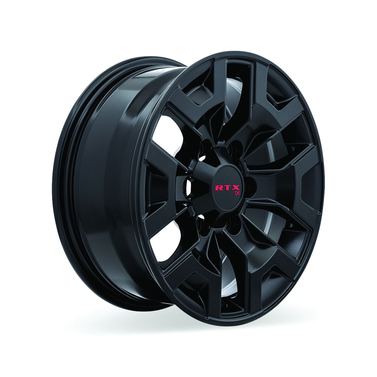 RTX TY01 Satin Black rim detail view