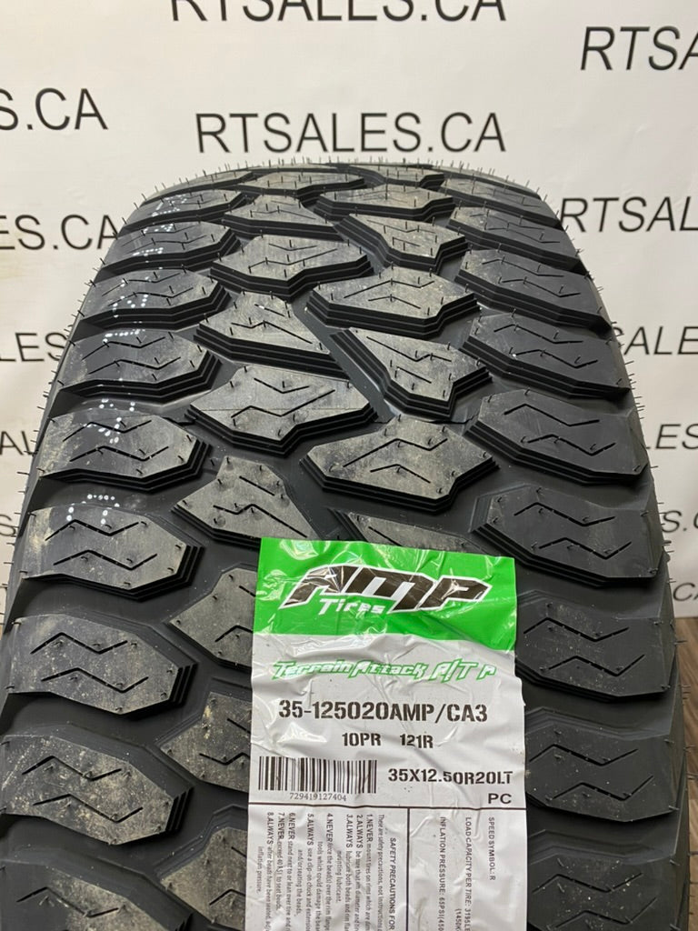 LT 35x12.5x20 Amp TERRAIN ATTACK A/T E All Season Tires