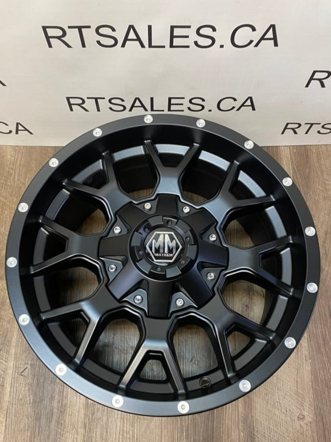 17x9 Mayhem Warrior Rims 8x165