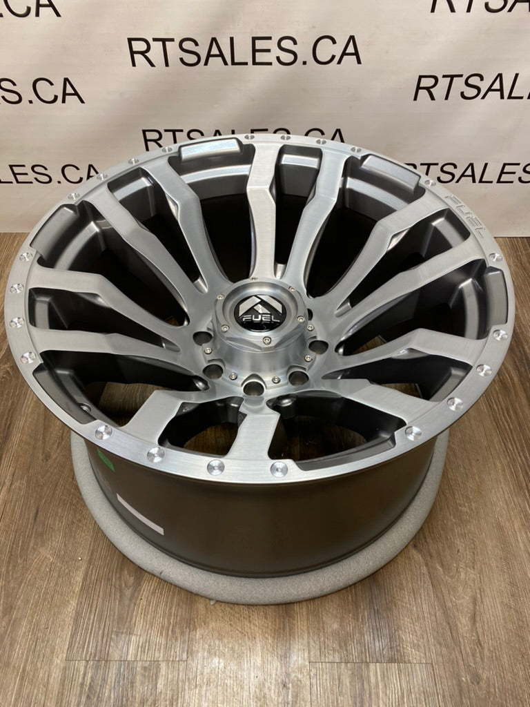 22x12 Fuel Blitz Rims 8x170