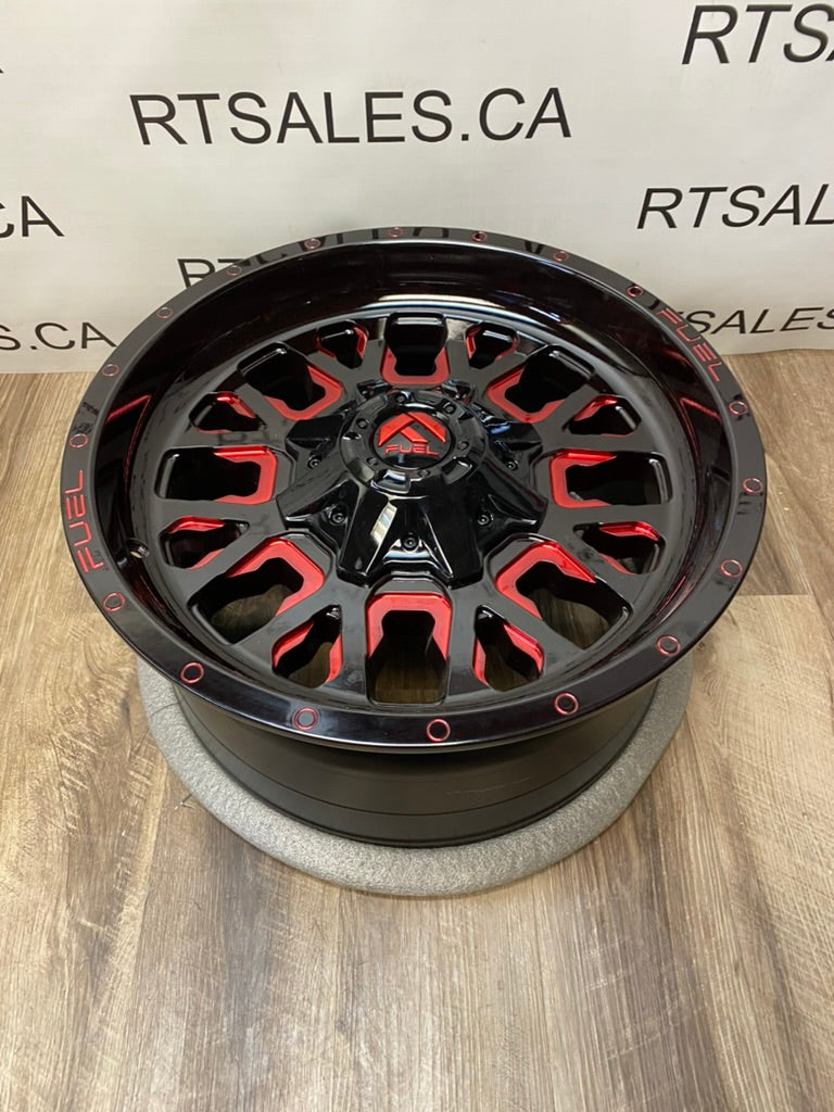 18x9 Fuel Stroke Rims 8x180