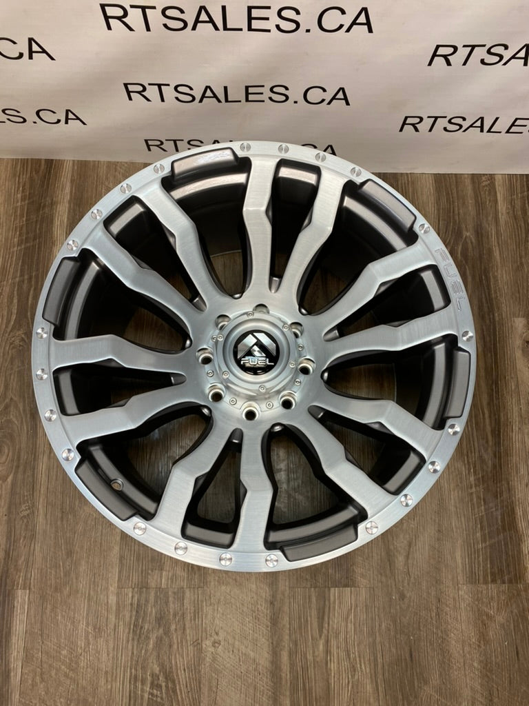 22x12 Fuel Blitz Rims 8x170