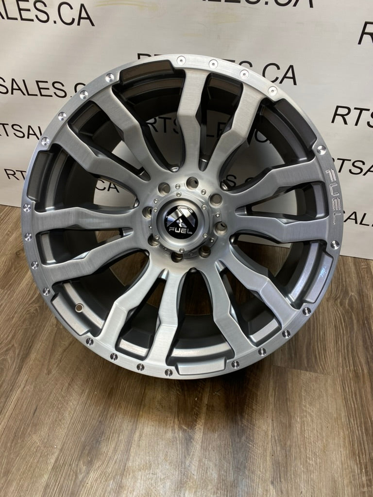 22x12 Fuel Blitz Rims 8x170