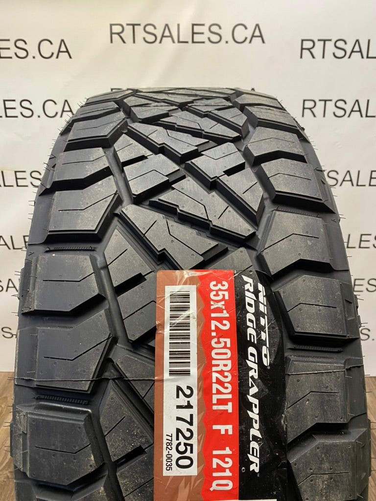 LT 35x12.5x22 Nitto Ridge Grappler F All Season Tires