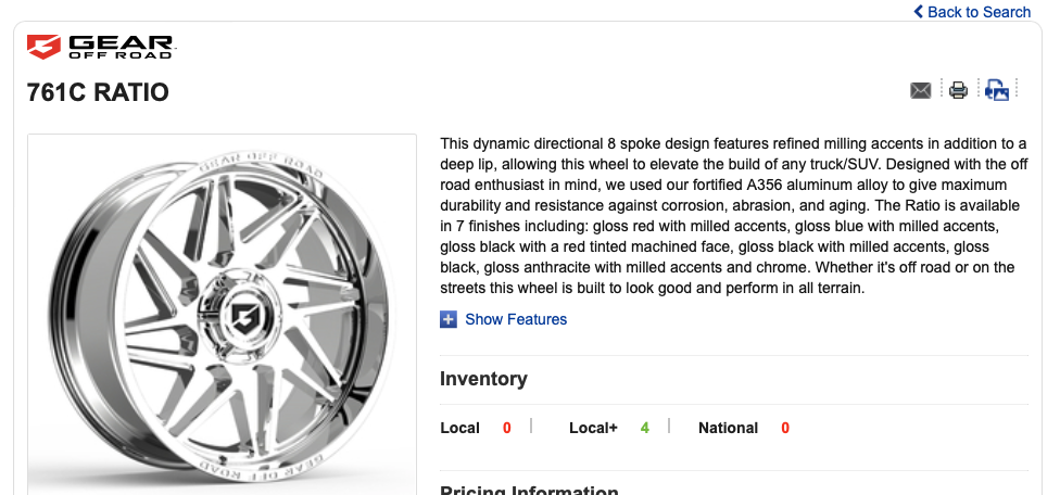 20x9 Chrome Rims 8x170 ford F250 F350 Super duty