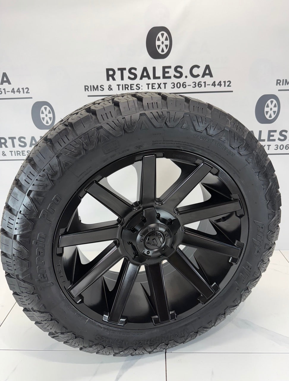 LT AMP Pro A/T Tires on 18" & 20" Fuel Contra Rims 6x135/139